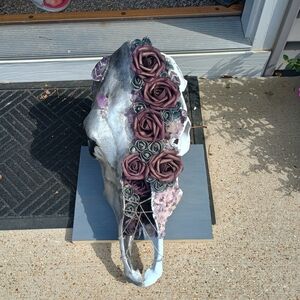 Real Handcrafted Cow Skull